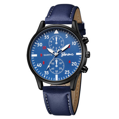 Aliexpress Geneva New Men's Watch Men's Watch Foreign Trade Hot Selling Cheap Watch Manufacturer Ready Stock