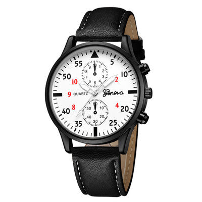 Aliexpress Geneva New Men's Watch Men's Watch Foreign Trade Hot Selling Cheap Watch Manufacturer Ready Stock
