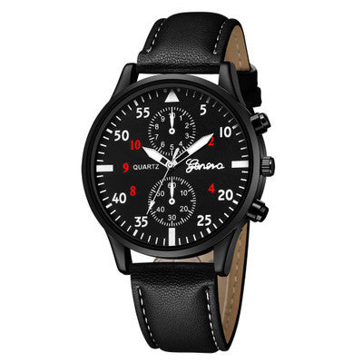 Aliexpress Geneva New Men's Watch Men's Watch Foreign Trade Hot Selling Cheap Watch Manufacturer Ready Stock