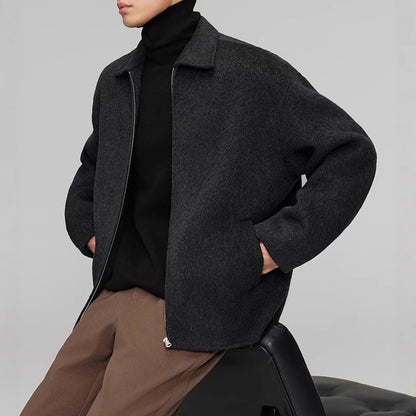 Men's Double Wool Coat 2025 Autumn &amp; Winter