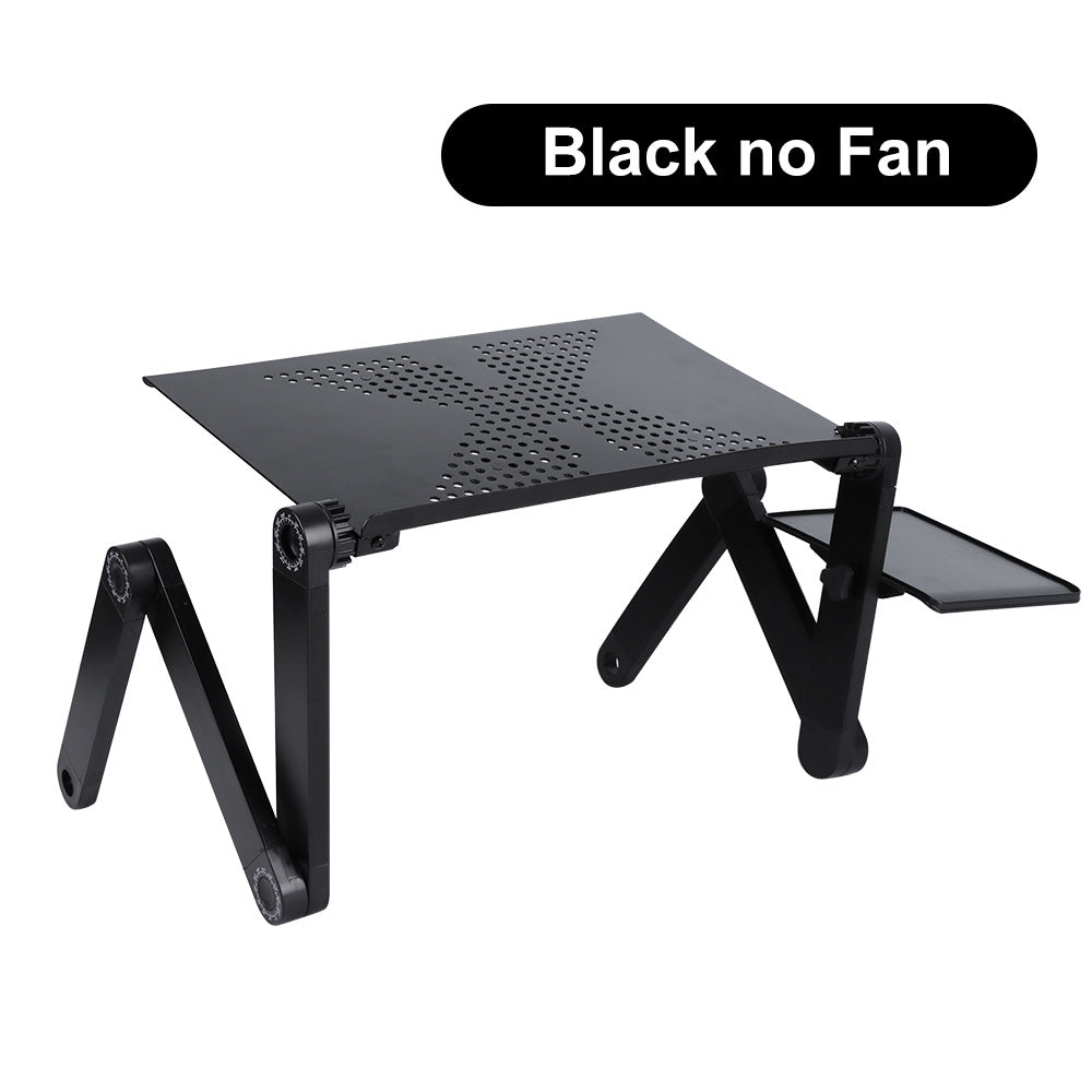 Folding Desk Retractable Adjustable Study Desk In Bed Aluminum Alloy Notebook Computer Bracket Lazy Desk 