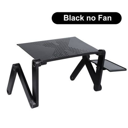 Folding Desk Retractable Adjustable Study Desk In Bed Aluminum Alloy Notebook Computer Bracket Lazy Desk 