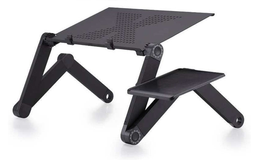 Folding Desk Retractable Adjustable Study Desk In Bed Aluminum Alloy Notebook Computer Bracket Lazy Desk 