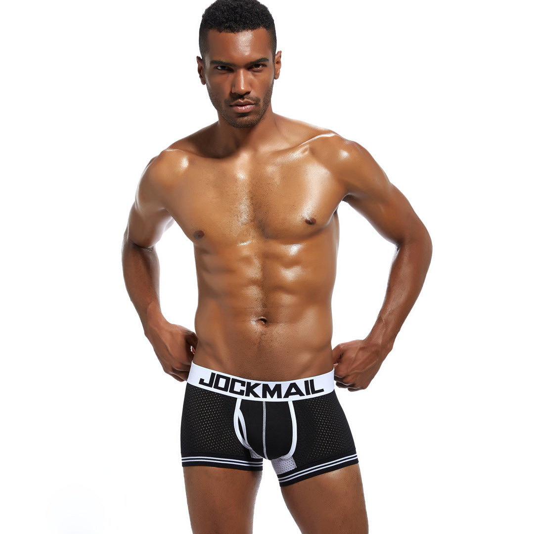 Men's Boxer Underwear Breathable Mesh Mens Boxers