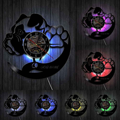 Lovely pet dog living room decoration clock
