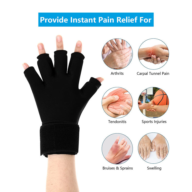 Cold And Hot Compress Solid Gel Protective Gear Gloves Wrist Guard
