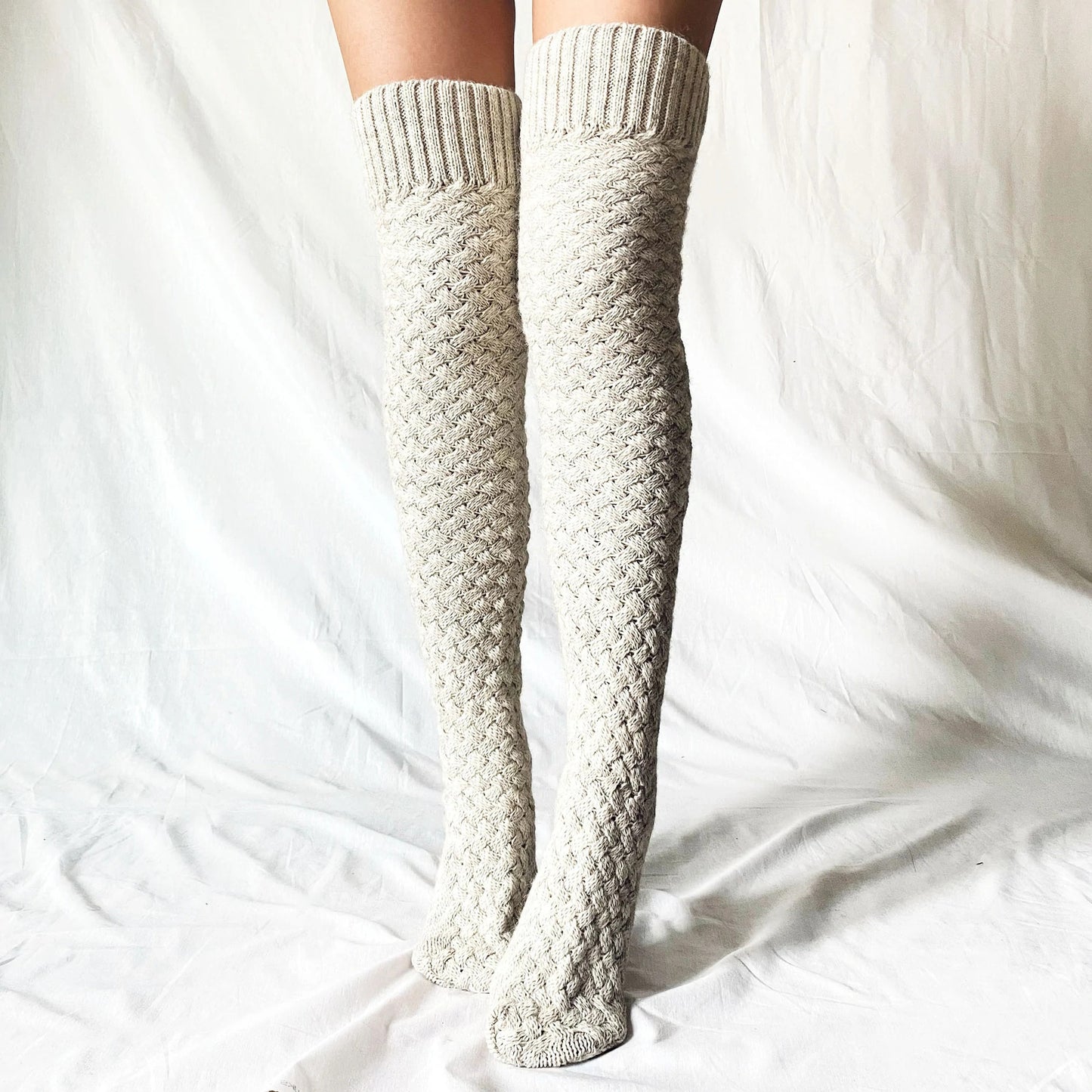 Indoor Home Wool Keep Warm Knee Pads Bedroom Living Rooms