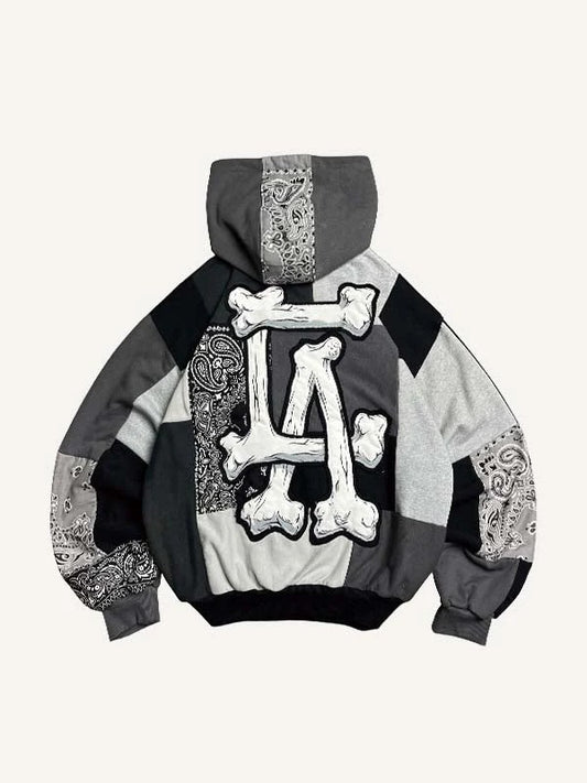 Fashion Casual Printed Polyester Sweater