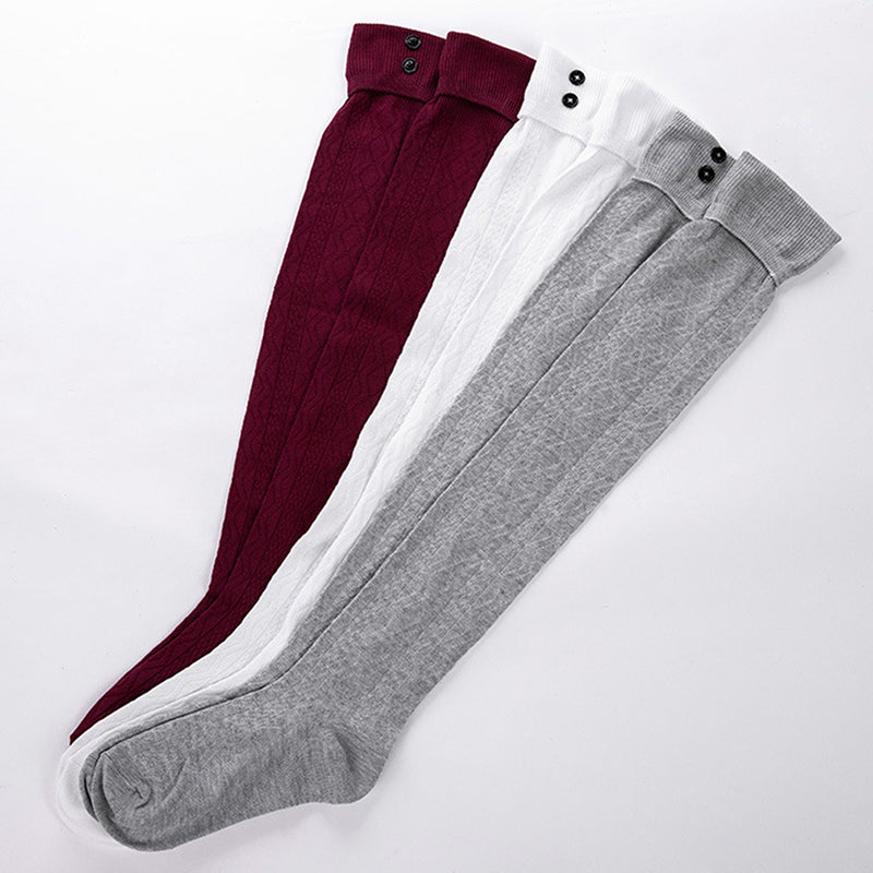 Women's fashionable wool socks for autumn and winter.
