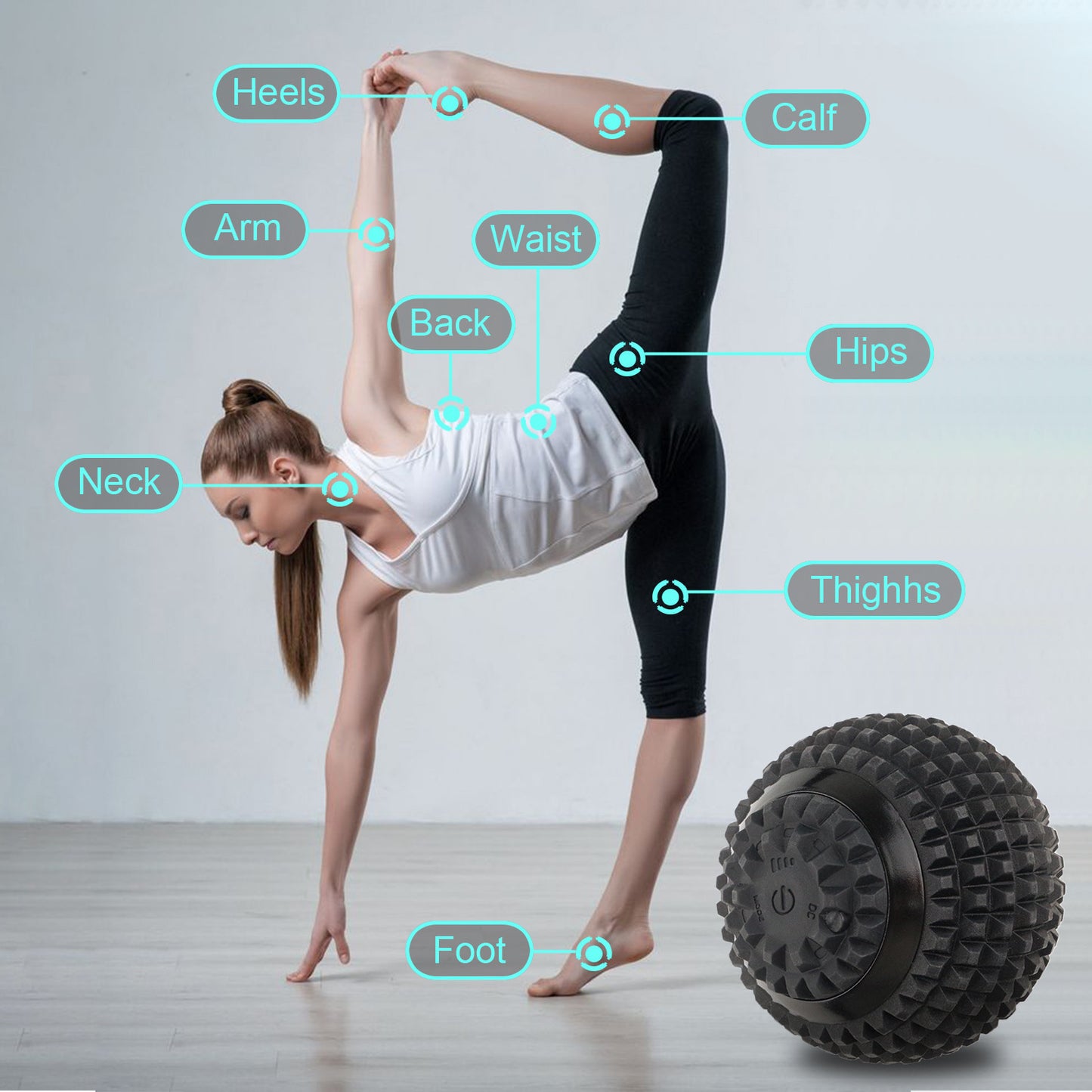 Electric Massage Ball, Four Speed ​​Vibrating Massage