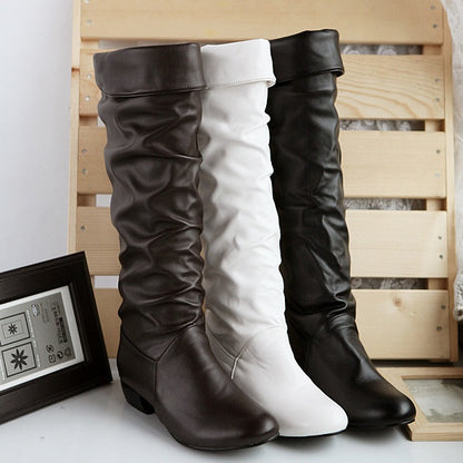 Boots, autumn/winter, short and white, brown, black, high-top boots, women's boots.