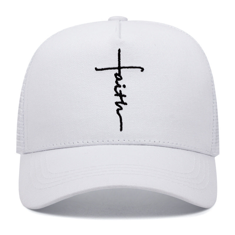 Cross English Style Breathable Baseball Cap