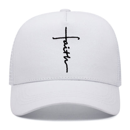 Cross English Style Breathable Baseball Cap