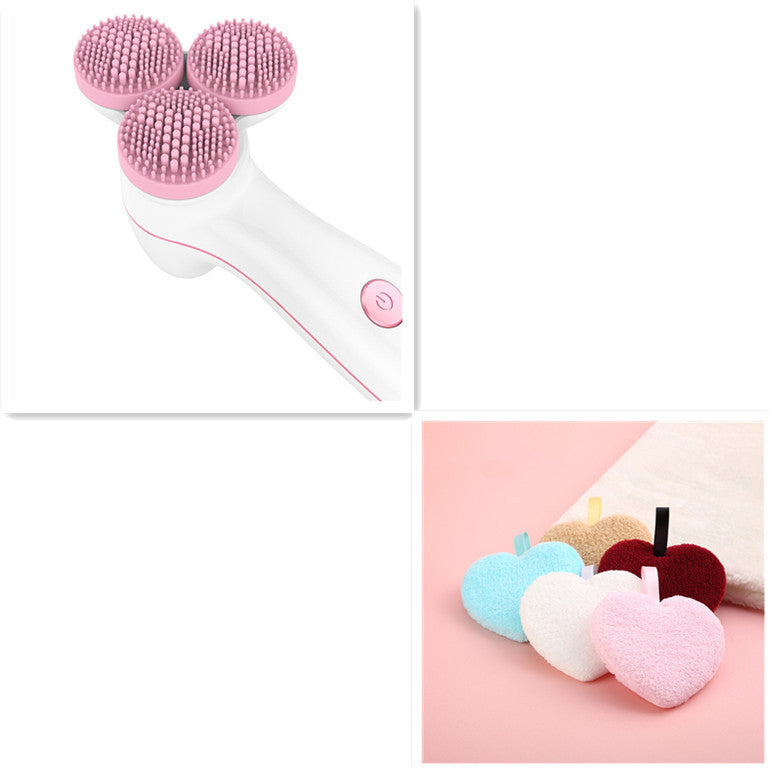 3D Smart Massage Cleanser Electric Silicone Facial Cleanser