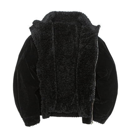 Retro Stand-up Collar Cotton-padded Loose Cotton Coat Workwear Cotton-padded Jacket