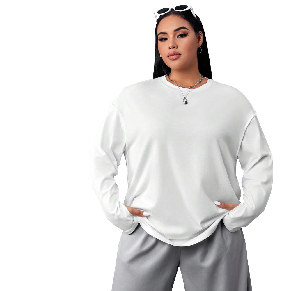 Women's round winter sweater, round autumn sweater