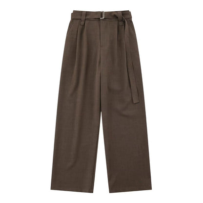 Loose Leisure All-match Draping Straight Trousers