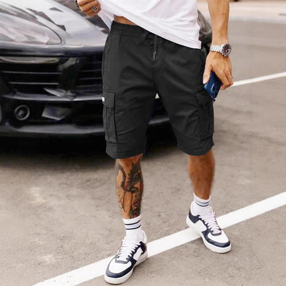 Workwear Shorts Men's New Summer American Straight Cropped Casual Pants