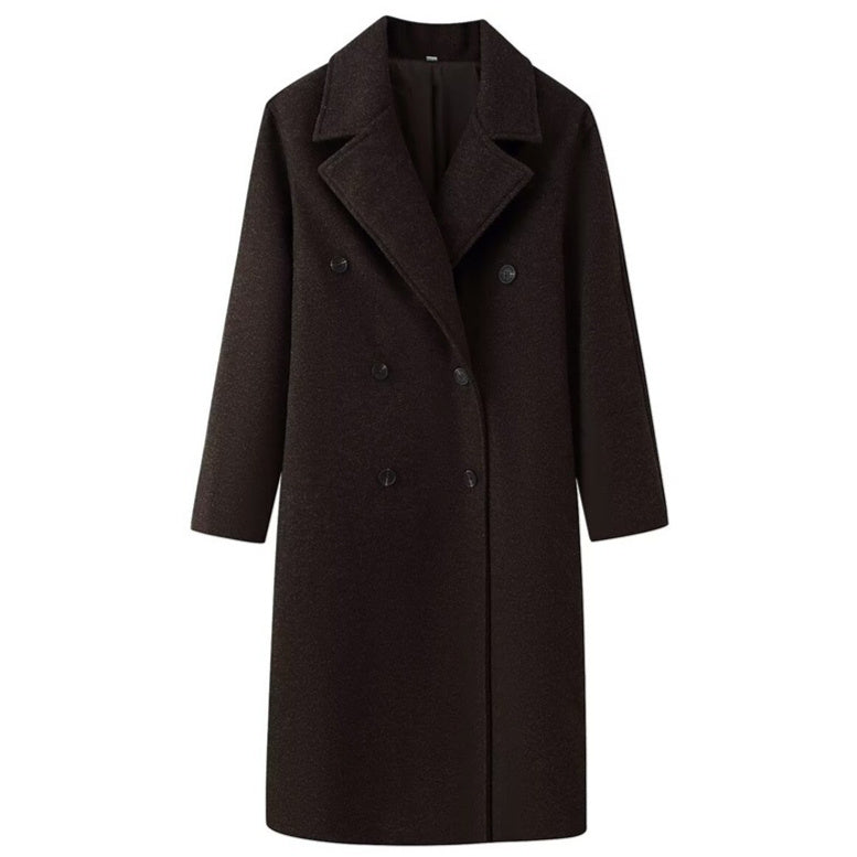 Double wool coat for women