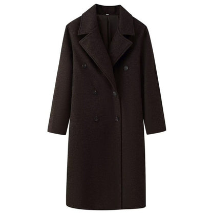 Double wool coat for women