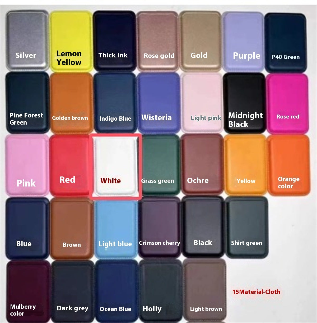 For Magsafe Magsafe Magnetic Luxury Leather Card Holder Wallet Case For 14 Pro Max 13 12 Phone Bag Adsorption Accessories Cover