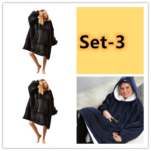 Lazy Pullover TV Blanket Outdoor Cold Clothing