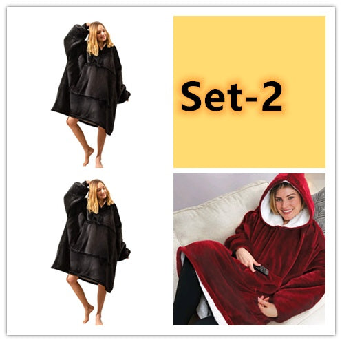 Lazy Pullover TV Blanket Outdoor Cold Clothing
