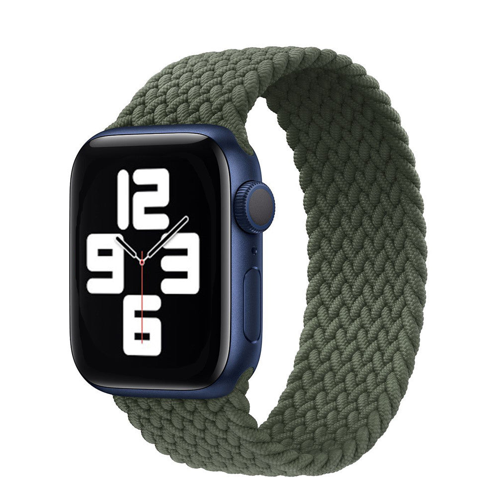 Braided Solo Loop Strap For Watch Band 42mm 38mm Bracelet Belt Strap for Watch 6 5 4 SE 44mm 40mm Fabric Bands