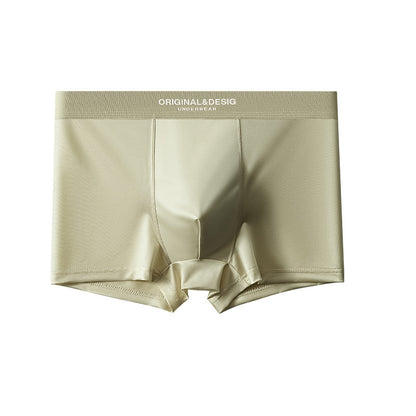 Men's Satin Light Luxury Ice Silk Underwear Summer Breathable Boxers Shorts New Boxers