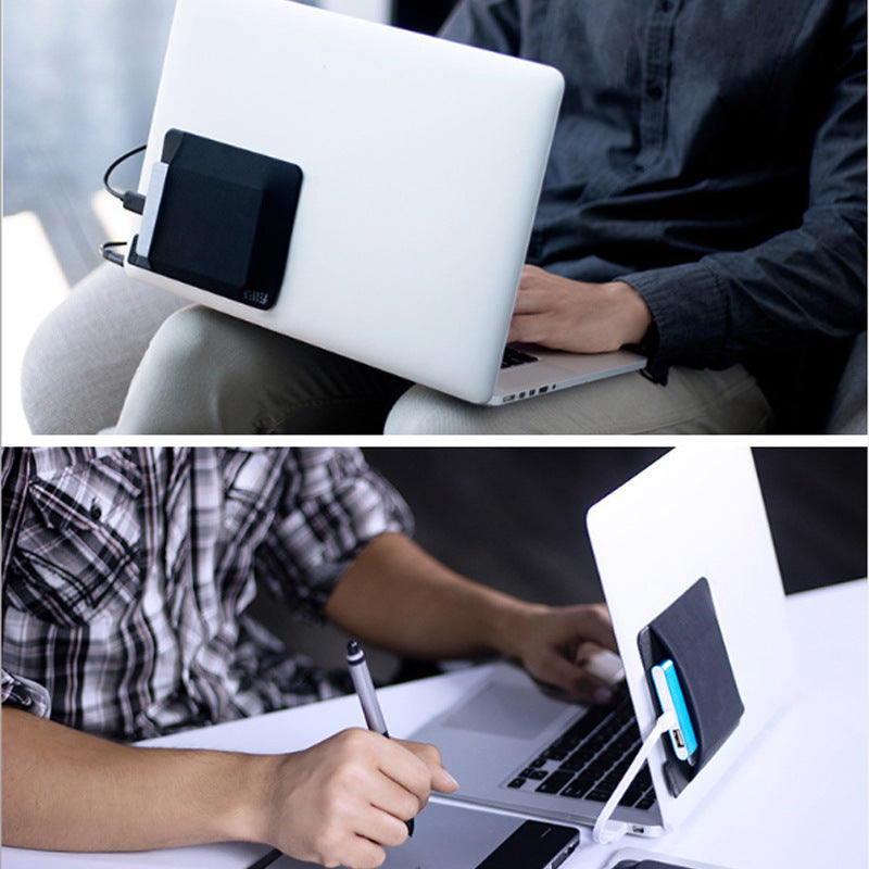 Adhesive Laptop Back Storage Bag Laptop Organizer 