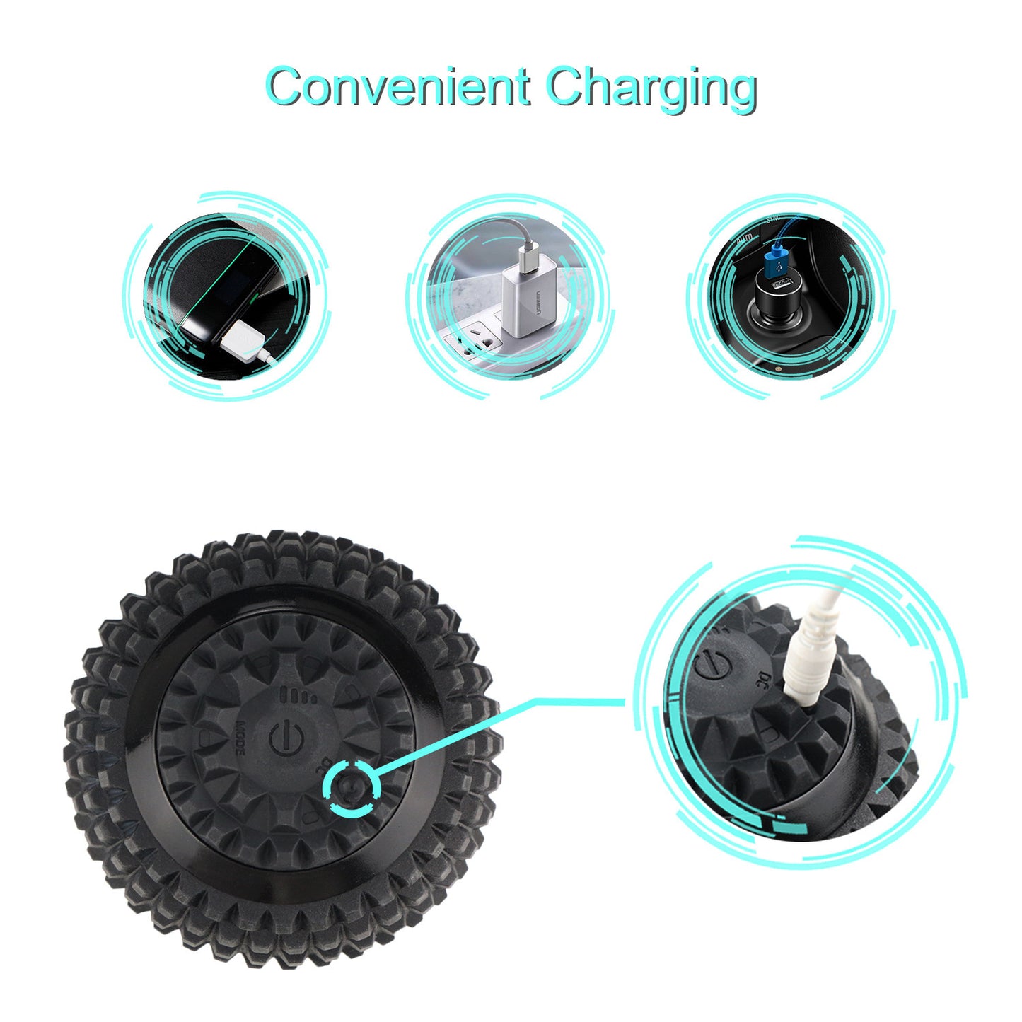 Electric Massage Ball, Four Speed ​​Vibrating Massage