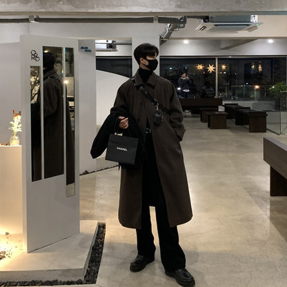 Men's Double-sided Cashmere Coat