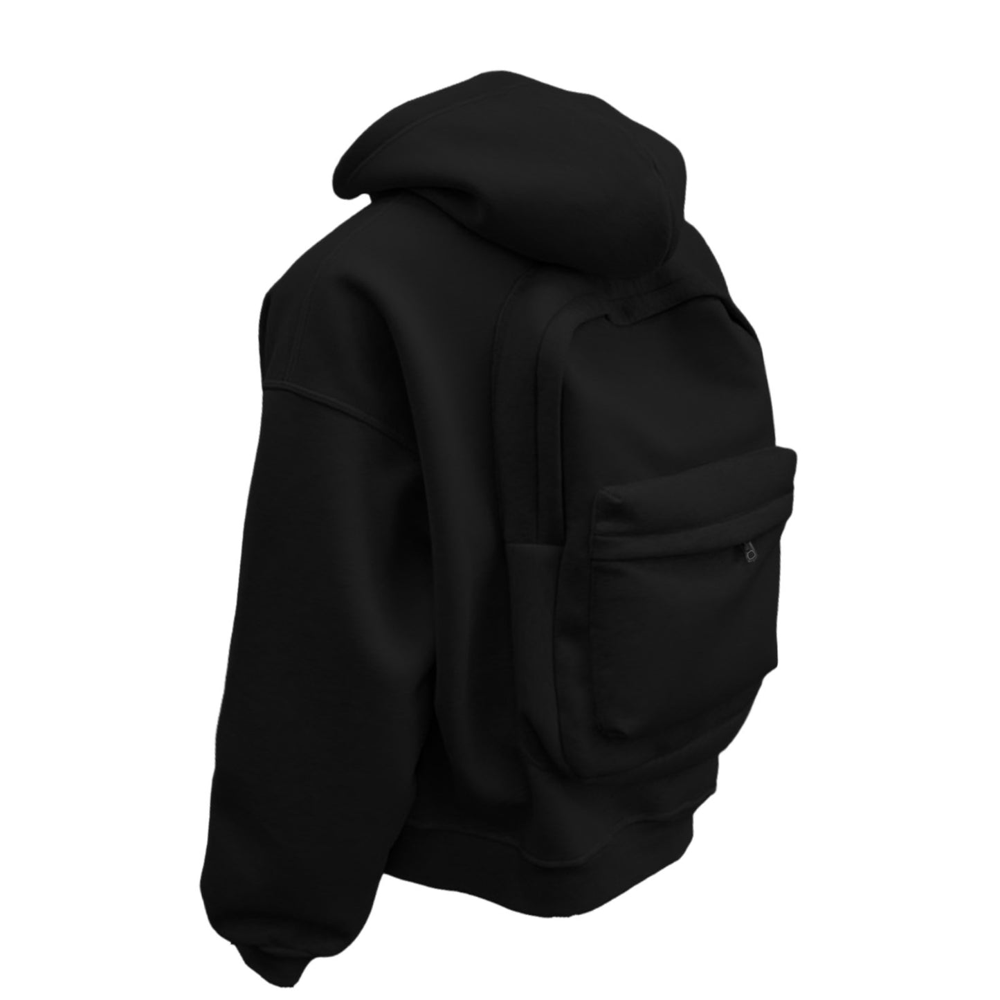 Men's Loose Sports and Leisure Hooded Zipper Sweatshirt