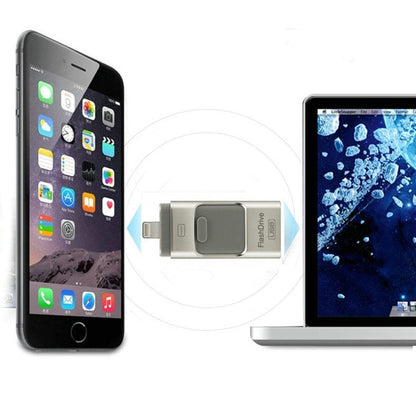 Three-in-One OTG USB Flash Drive for Computer and Cell Phone