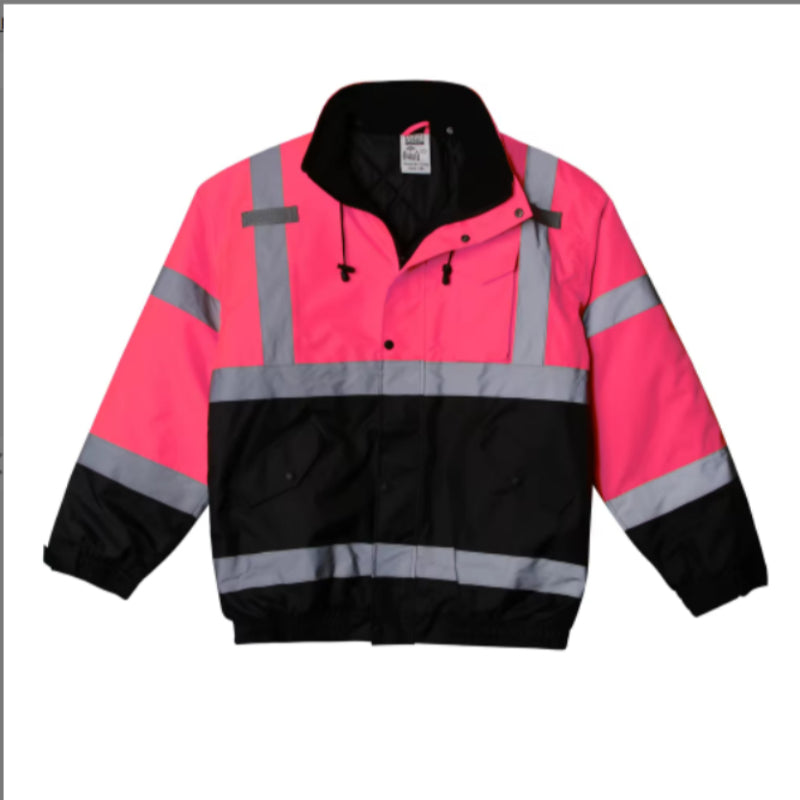 High Visibility Safety Work Clothes High Visible Waterproof Rain Gear Coat