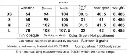 Women Casual Loose Fitting Suit Pants Faux Leather Set