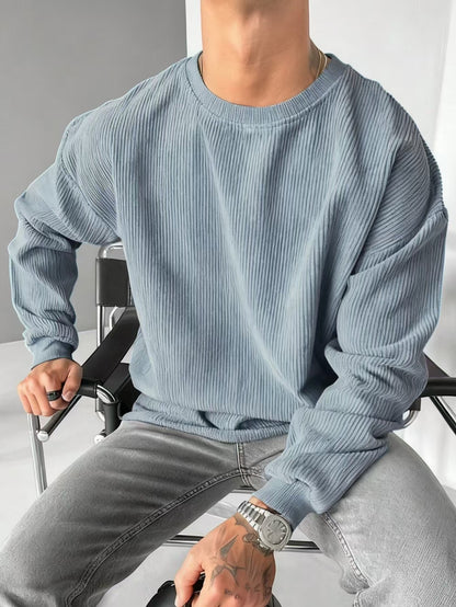 Casual Trends Round Neck Long Sleeve Sweater