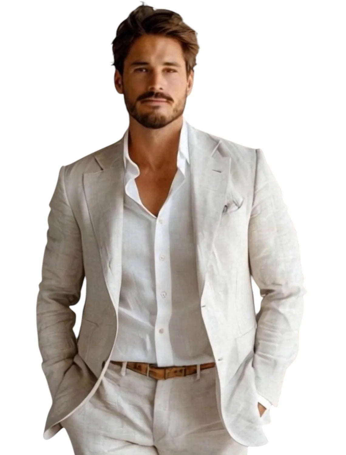 Business Casual Printing Fashionable Men's Jacket