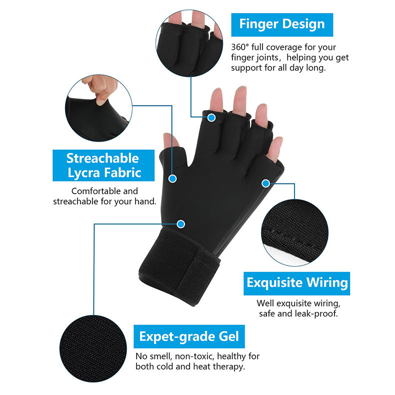 Cold And Hot Compress Solid Gel Protective Gear Gloves Wrist Guard