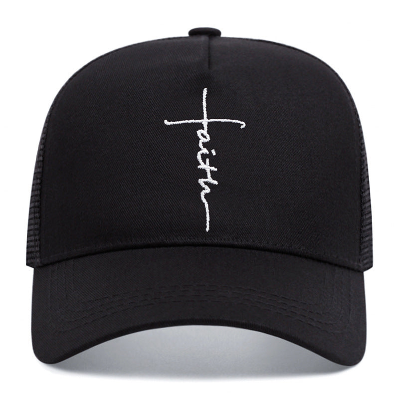 Cross English Style Breathable Baseball Cap