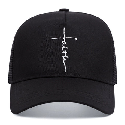Cross English Style Breathable Baseball Cap