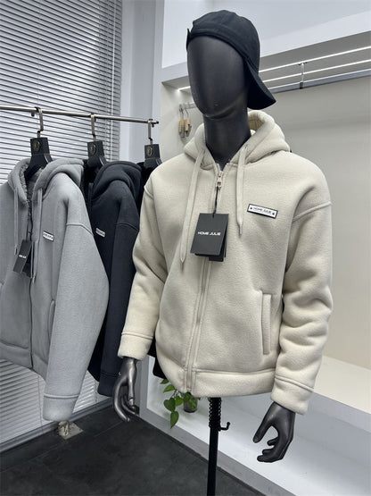 Polar Fleece Winter Men's Fleece-lined Thickened Jacket