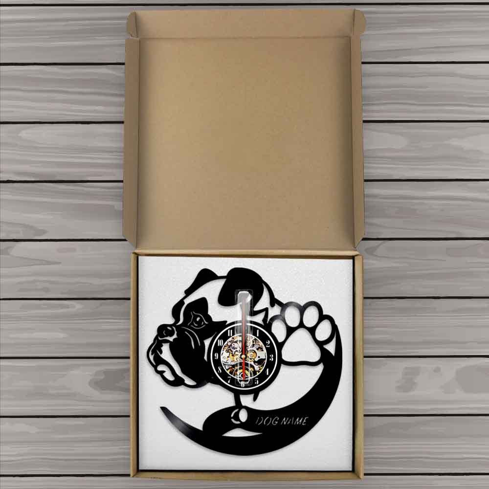 Lovely pet dog living room decoration clock