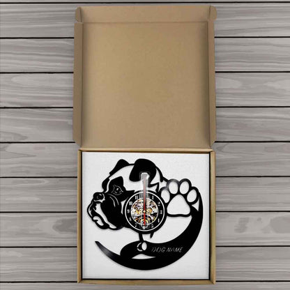 Lovely pet dog living room decoration clock