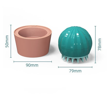Pet Potted Cactus Shower Brush