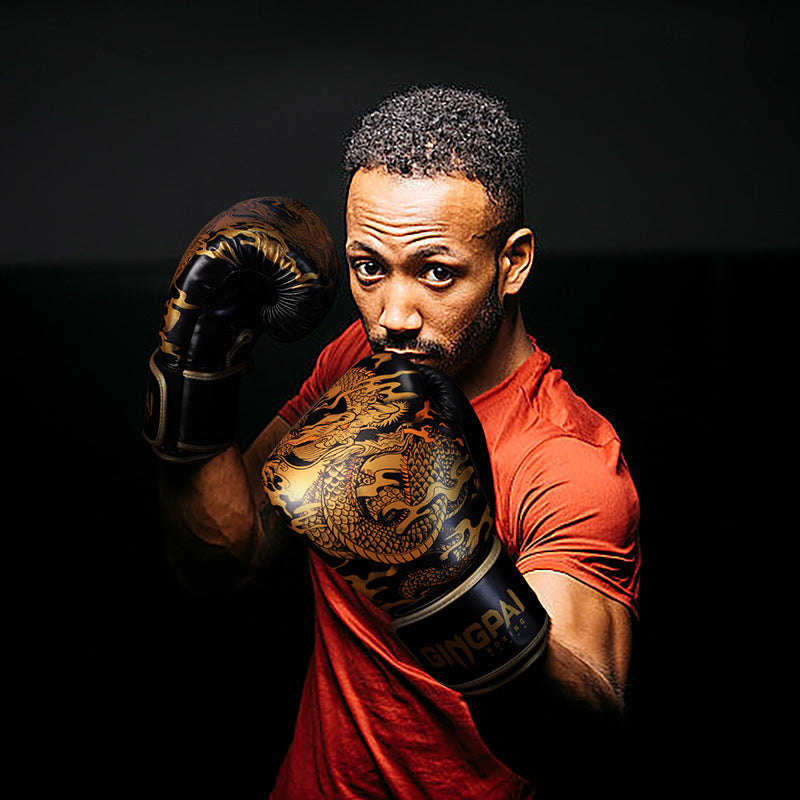 Professional Men's Sanda Fight Training Boxing Gloves