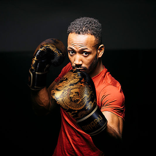 Professional Men's Sanda Fight Training Boxing Gloves