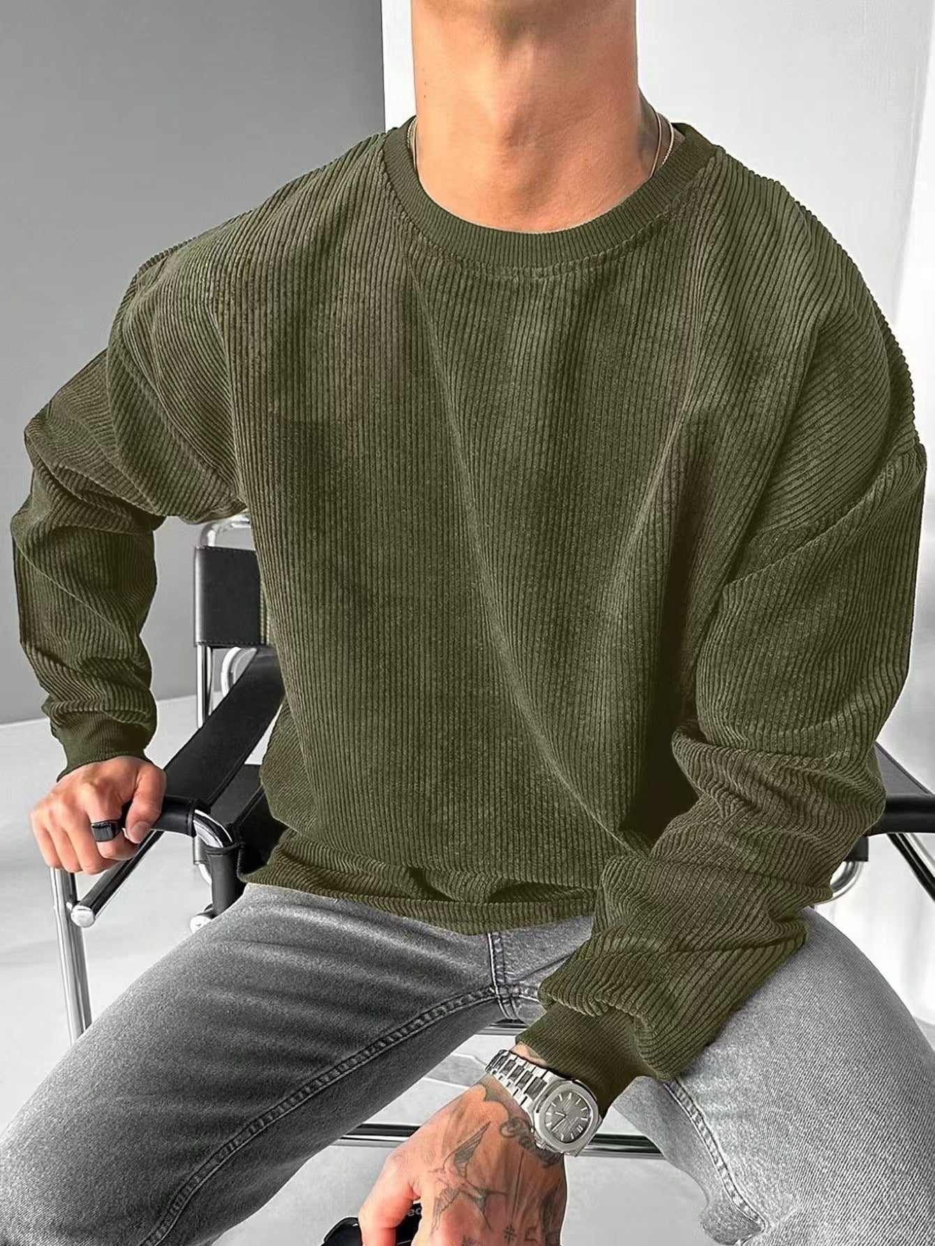 Casual Trends Round Neck Long Sleeve Sweater