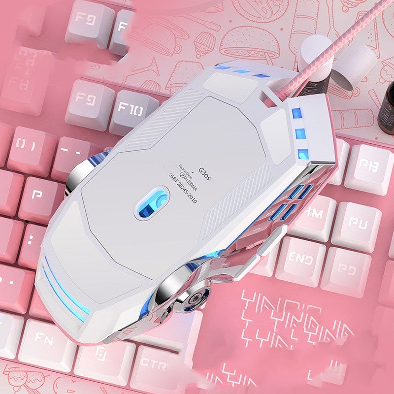 Cute Mechanical Gaming Macro Mute Computer Accessories 
