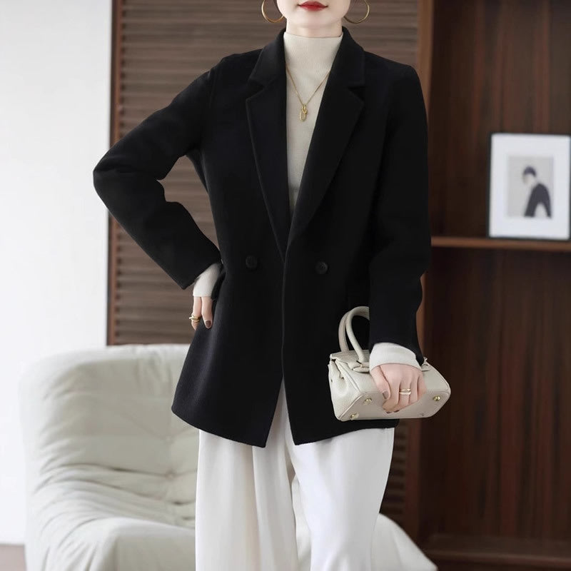 Women's Autumn And Winter Double-sided Woolen Coat